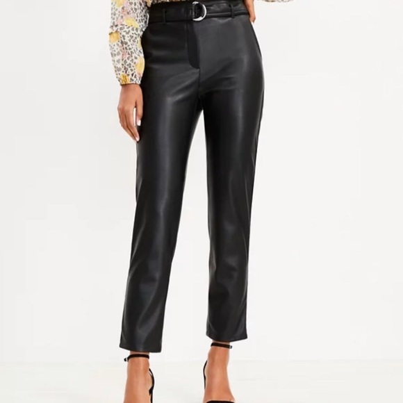 LOFT Pants - LOFT Belter Faux Leather Pants